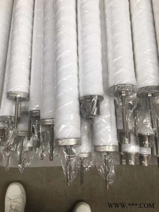 供应滤芯 40寸脱脂棉线绕滤芯+PP骨架  电镀专用线绕滤芯图4