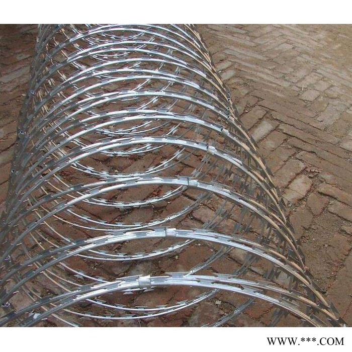 世腾 防护网厂家  防盗防护刀片刺绳 正反拧铁丝刺绳 热镀锌刺绳滚笼 监狱机场刺绳防护网 低碳铁丝护栏网图3