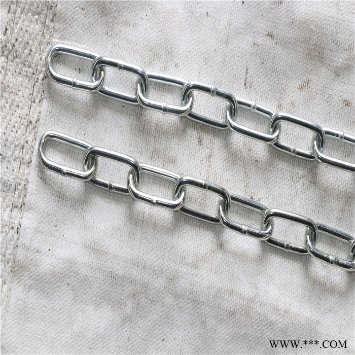 源头厂家镀锌链条批发5mm电镀锌链条加工定做图8