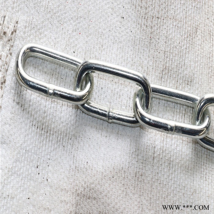 源头厂家镀锌链条批发5mm电镀锌链条加工定做图7