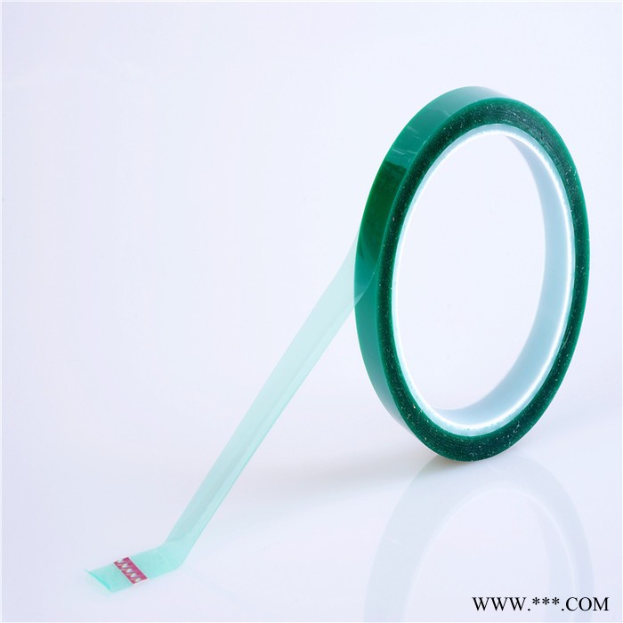 东莞PET高温绿胶带 厂家直营耐高温PET绿胶带 喷粉烤漆电镀遮蔽胶带图4