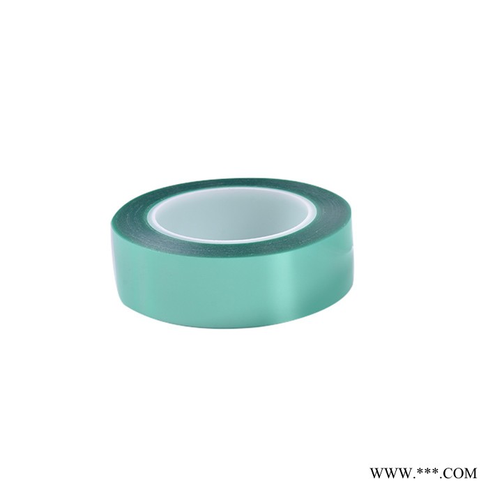 东莞PET高温绿胶带 厂家直营耐高温PET绿胶带 喷粉烤漆电镀遮蔽胶带图3