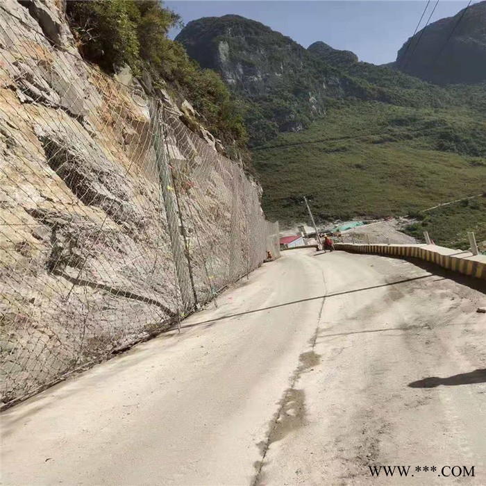 边坡金属护坡网  电镀锌钛克网  滑坡治理专用网 批发现货 继乾图6