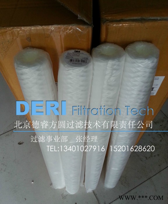 供应3M CUNO线绕滤芯;3M滤芯DPPPF3X;有机溶剂、电镀和感光溶液滤芯图3