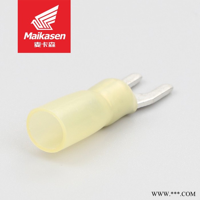 麦卡森SHB 叉型冷压端子 透明叉型端子 出口端子 U形 电镀 热缩 连接器端子图4