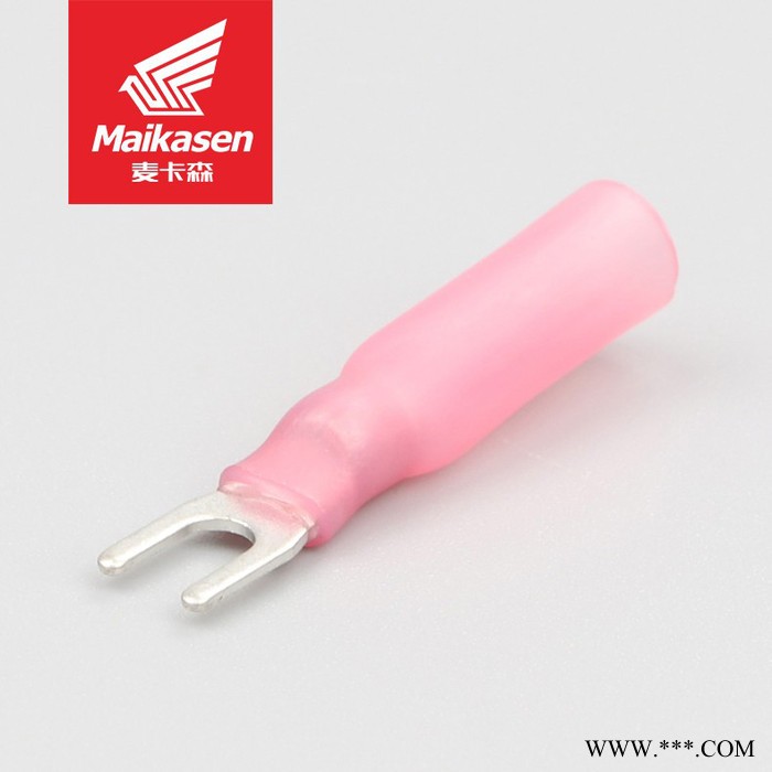 麦卡森SHB 叉型冷压端子 透明叉型端子 出口端子 U形 电镀 热缩 连接器端子图3