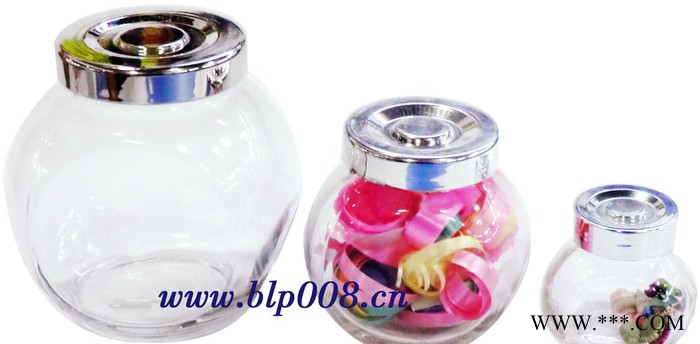订做大号电镀盖扁鼓装饰瓶食品展示包装可侧放的瓶子图3
