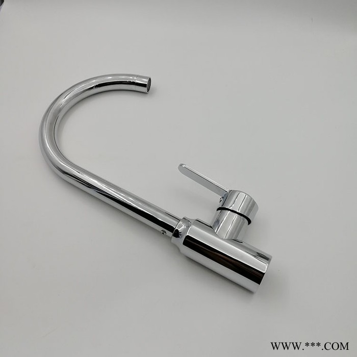 厨房**不锈钢304冷热高弯**洗菜盆弯脖水嘴高标电镀 cf图3