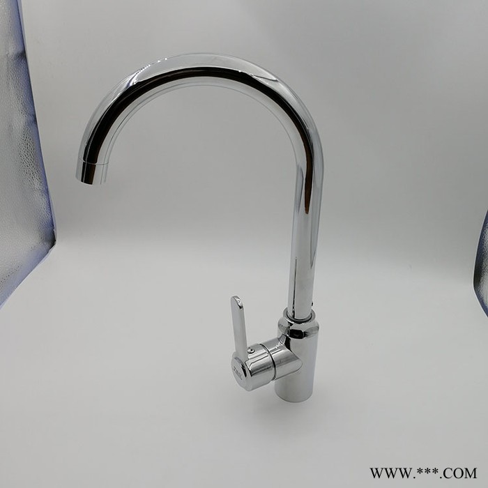 厨房**不锈钢304冷热高弯**洗菜盆弯脖水嘴高标电镀 cf图4