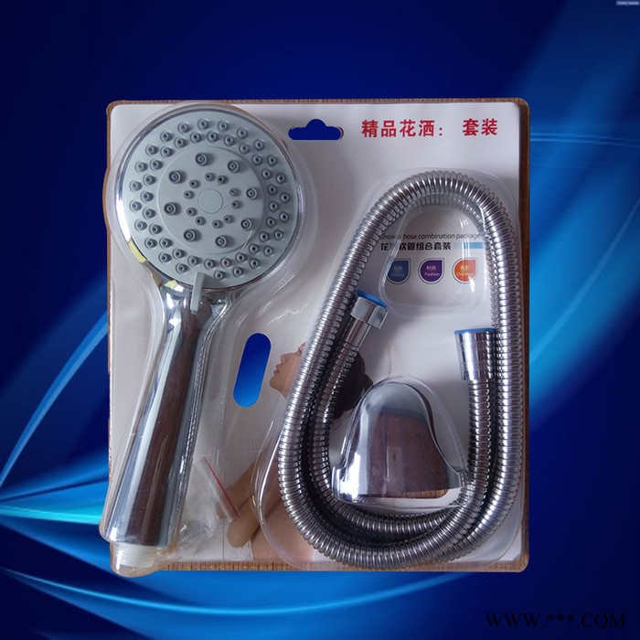厂家供应坤昊达pt-1 喷头 电镀淋浴花洒吸塑套装 热水器专用淋浴器图4