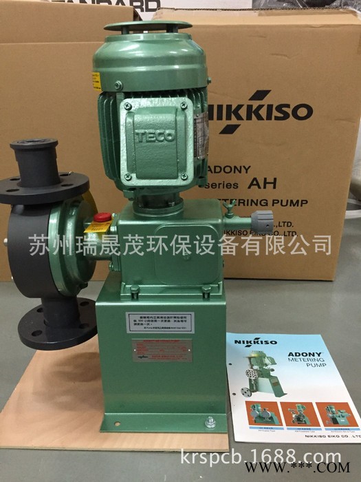 日机装 AHB52-PCT-FN隔膜定量泵 加药泵PAC PAM 硫酸电镀污水加药图3