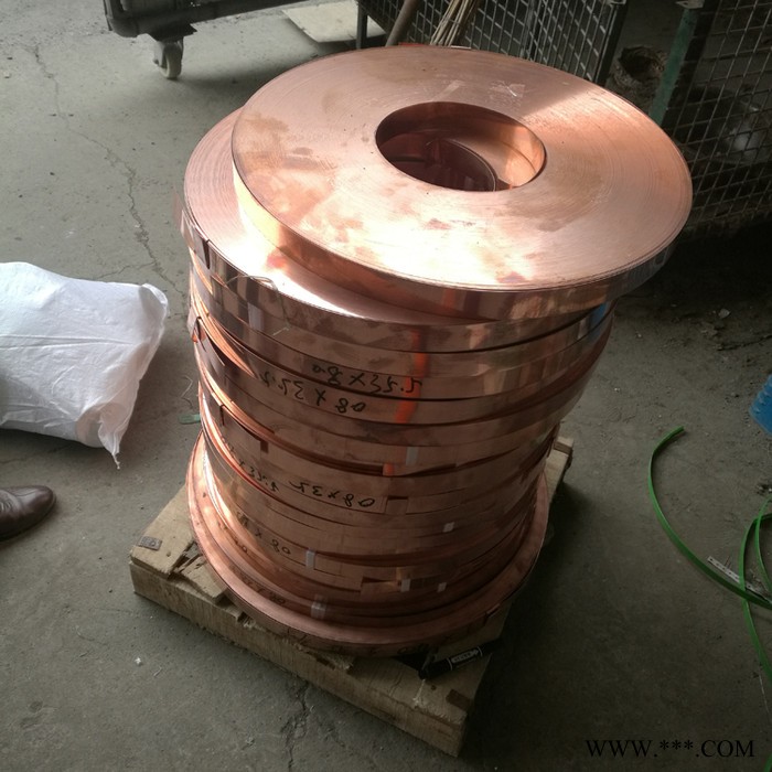 金亚特现货T2紫铜卷排4*30 -5*30-6*30电镀导电紫铜排 镀锡白铜排图6