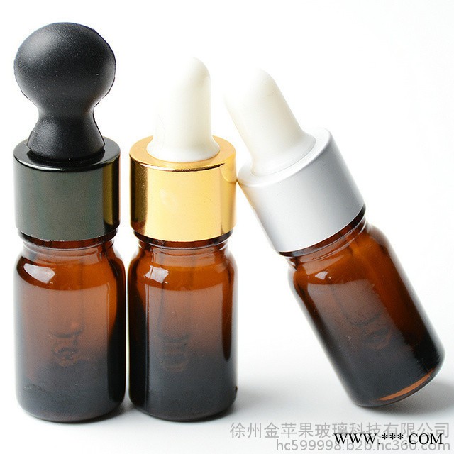 现货 金苹果 5ml棕色茶色 精油瓶 烟油瓶分装瓶，可喷涂，蒙砂，印刷，电镀图6