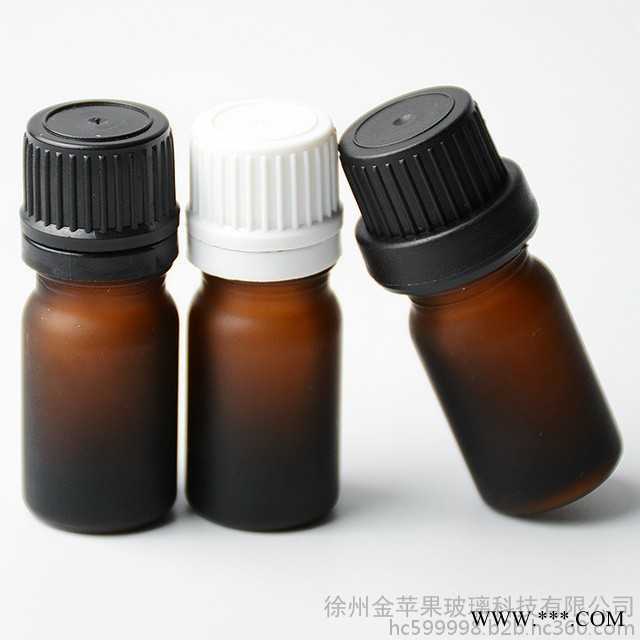 现货 金苹果 5ml棕色茶色 精油瓶 烟油瓶分装瓶，可喷涂，蒙砂，印刷，电镀图2