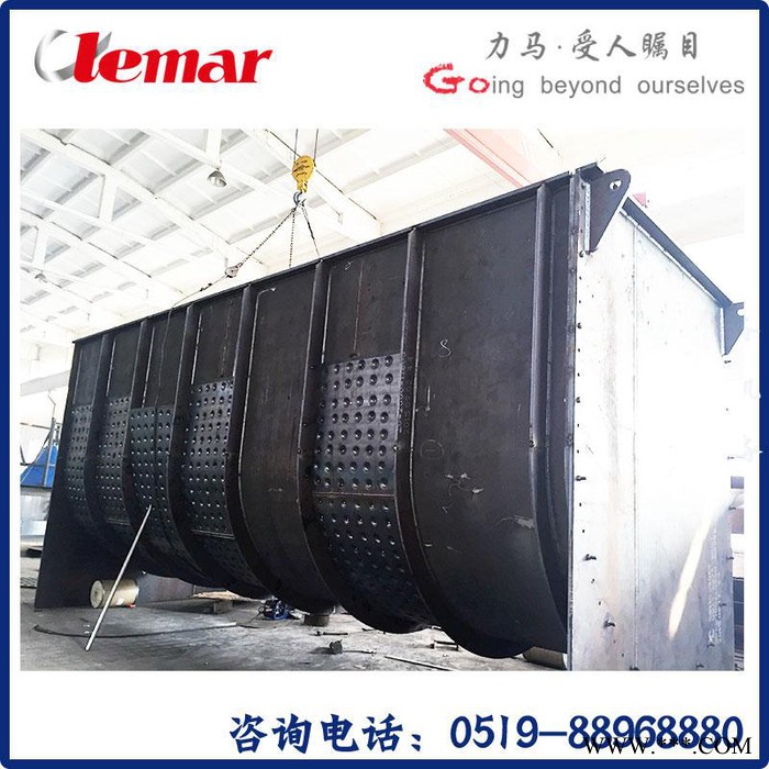常州力马-KJG-120含有铜、镍等重金属电镀污泥双桨叶热干化机、14T/h污泥干化图3