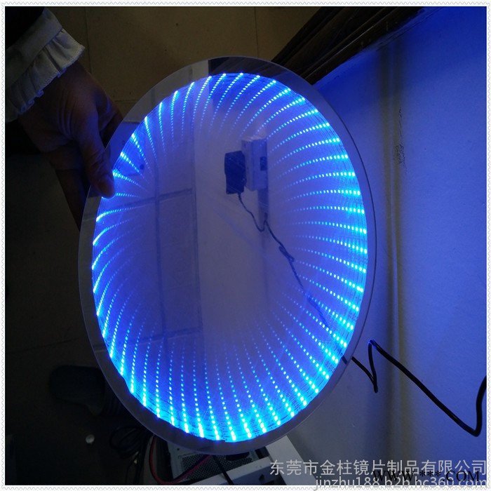 半透镜 电镀半透明双面镜 时光隧道镜面板深渊无限延伸半透镜批发图3