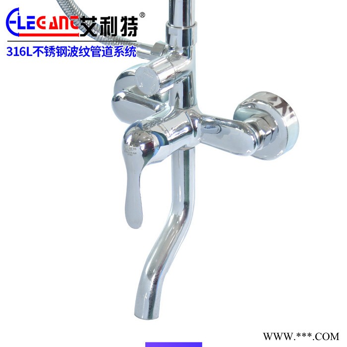 专业生产多功能淋浴花洒套装 电镀防腐不锈钢淋浴花洒 升降式套装图3