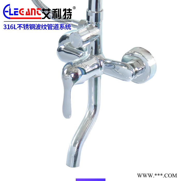 专业生产多功能淋浴花洒套装 电镀防腐不锈钢淋浴花洒 升降式套装图2