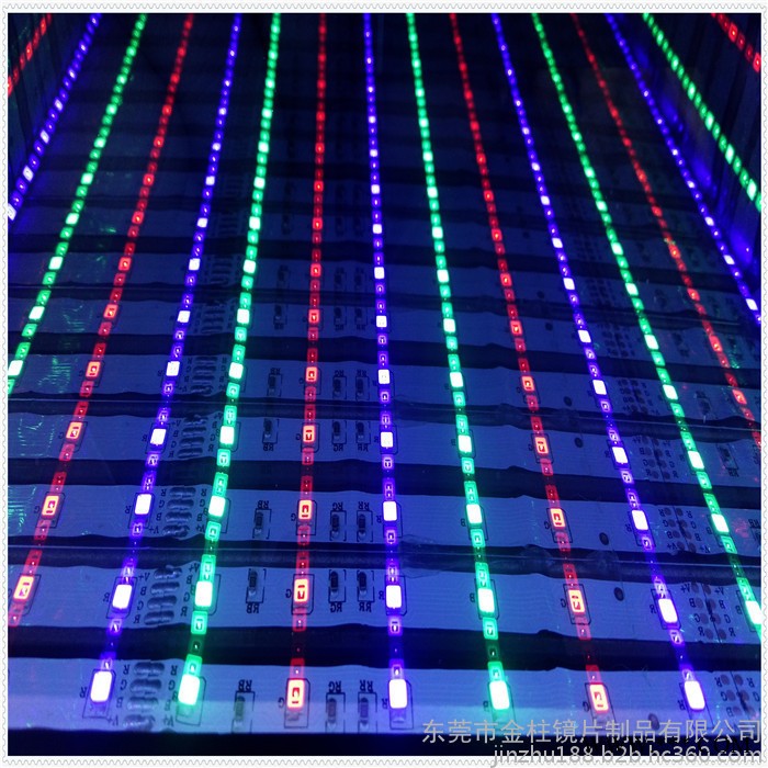 供应亚克力半透镜 透光率10度样板A4 3mm电镀银色半透镜图3