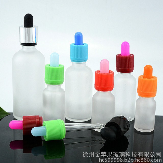 现货 金苹果 50ml透明 精油瓶 烟油瓶 精华液瓶 分装瓶.可喷涂，蒙砂，印刷，电镀图2