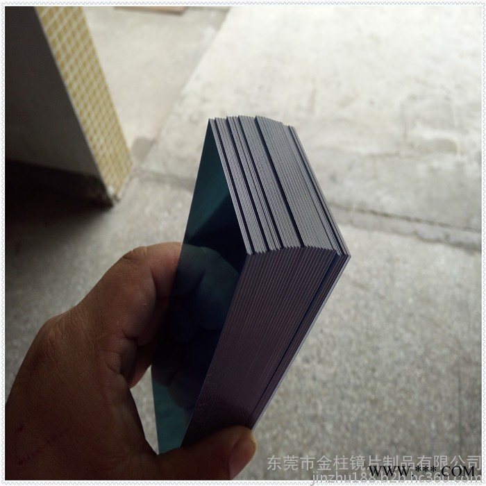 供应万花筒镜片 电镀双面银色镜片 塑料pc镜面板 不透光双面镜图2