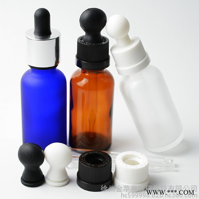 现货 金苹果 30ml蓝色绿色黑色 精油瓶 烟油瓶 精华液瓶 分装瓶.可喷涂，蒙砂，印刷，电镀图3