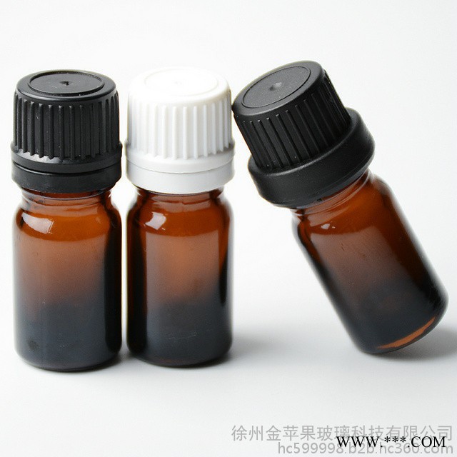 现货 金苹果 10ml棕色茶色 精油瓶 烟油瓶 精华液瓶 分装瓶.可喷涂，蒙砂，印刷，电镀图3