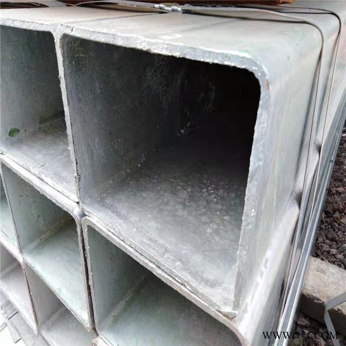 方管 镀锌方管 电镀锌方管方通 20*50*1.2薄壁方矩管 彩钢用镀锌带方管 现货20*20-500*500 非标定做图8