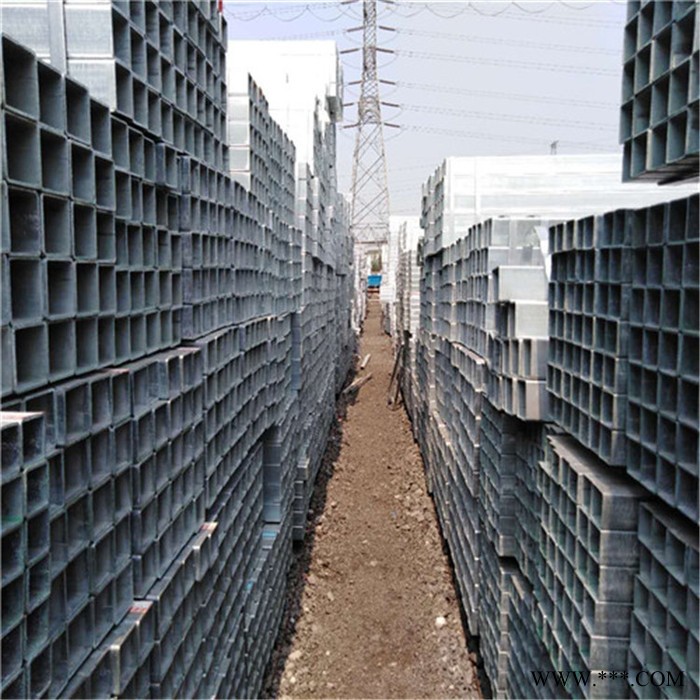 方管 镀锌方管 电镀锌方管方通 20*50*1.2薄壁方矩管 彩钢用镀锌带方管 现货20*20-500*500 非标定做图5