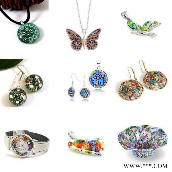 曼德1707021-15 DIY工具 热熔彩色玻璃制作手工饰品 高温微波热弯炉小窑炉套装图8