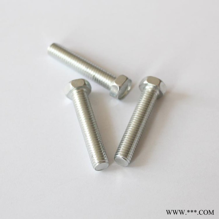 现货镀锌螺栓 电镀 热镀 达克罗 渗锌 镀白 镀蓝 镀彩高强度螺栓 不锈钢螺栓图2