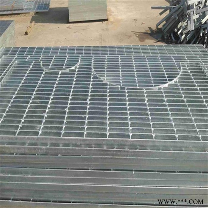 阳烁 楼梯踏步板 电厂平台钢格板 热镀锌格栅板 格栅板 电镀锌钢格栅板 阳台栏杆图4