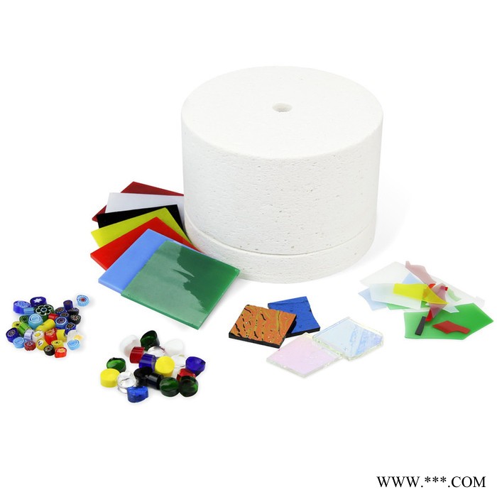 曼德 1707001-6 DIY工具小窑炉6件套装熔玻璃饰品玻璃电镀金刚石玻璃白色微波首饰窑炉热熔窑炉饰品图4