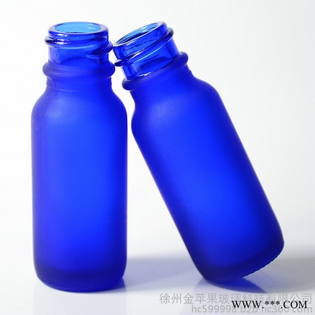 现货 金苹果 15ml蓝色绿色玻璃瓶波斯顿瓶波士顿瓶 喷雾瓶 精油瓶 烟油瓶 精华液瓶 分装瓶.可喷涂 蒙砂 印刷 电镀图3