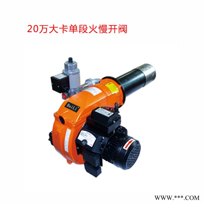 柏力20万大卡单段火慢开阀燃烧机进口电池阀锅炉然气燃烧器 焚烧炉 工业炉 烤漆房 烘干加热器 电镀厂 化纤制造厂图2