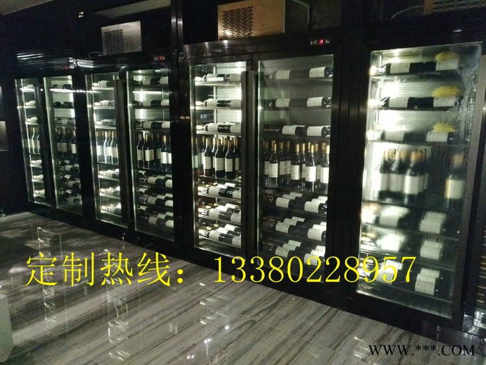 别墅电镀现代欧式玫瑰金不锈钢红酒架安装不锈钢恒温恒湿酒柜定制图4