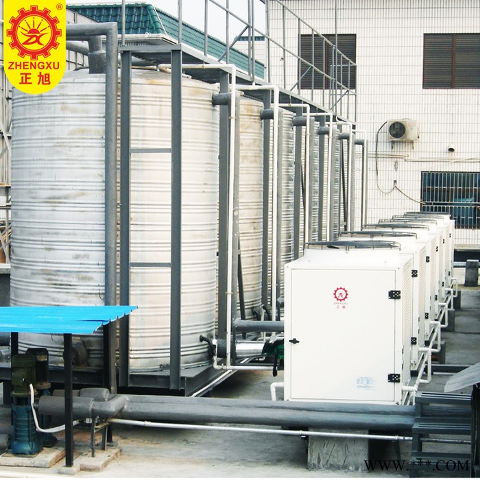正旭空气能复叠高温热水** 电镀厂高温热水工业高温热水商用高温热水器屠宰场高温热水 空气能热泵高温热水器图8
