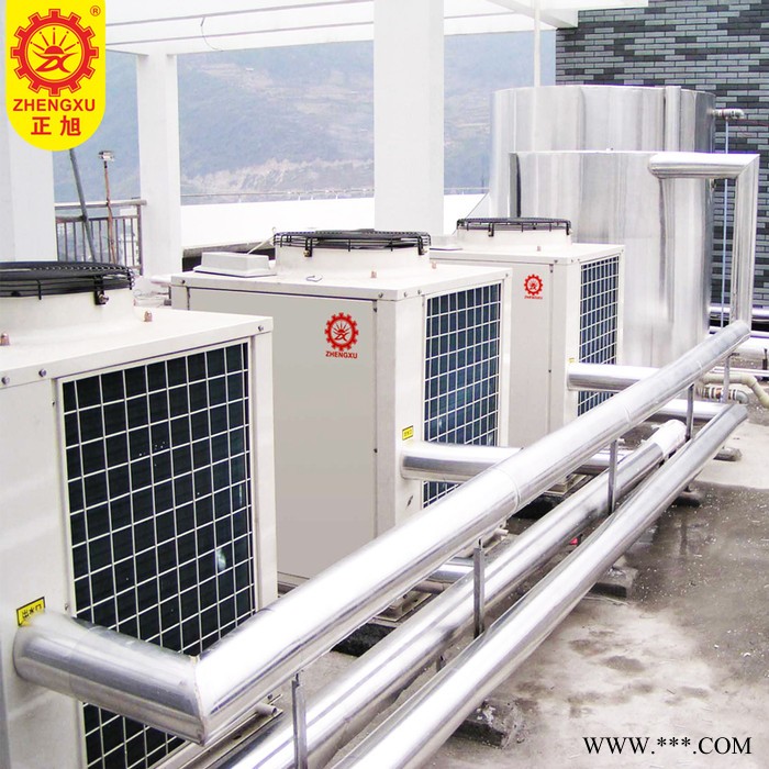 正旭空气能复叠高温热水** 电镀厂高温热水工业高温热水商用高温热水器屠宰场高温热水 空气能热泵高温热水器图7