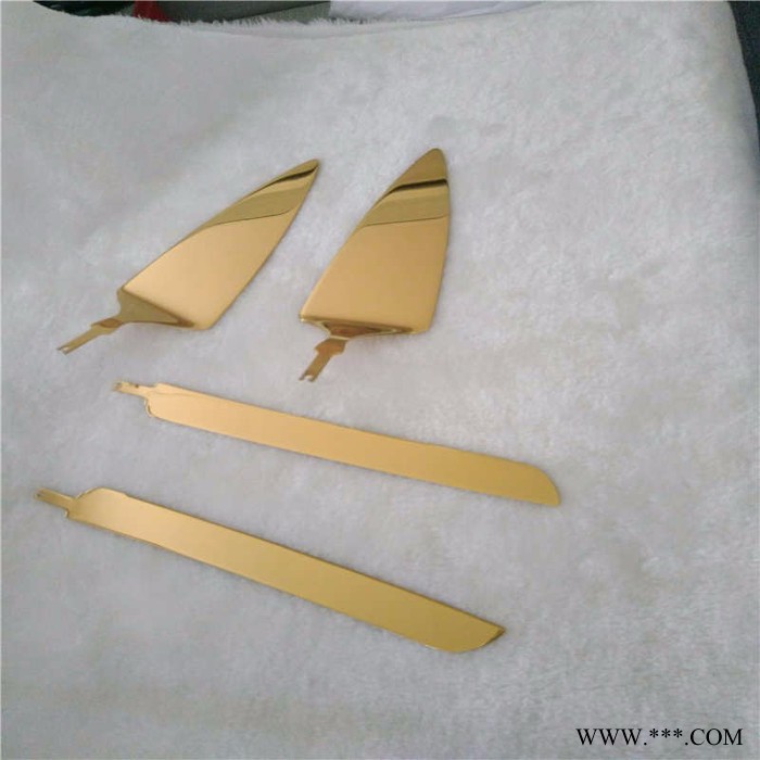 鑫鸿得 五金电镀加工 深圳电镀厂 餐具电镀黄金加工 金属电镀真金图3