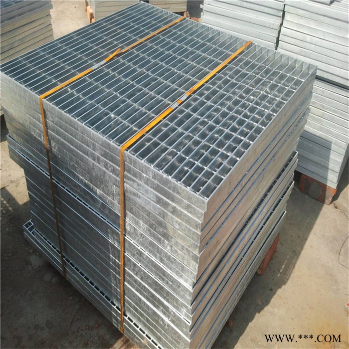镀锌沟盖板平台楼梯走道板钢格栅板电镀钢格栅盖板定制踏步钢格板排水沟盖板图3