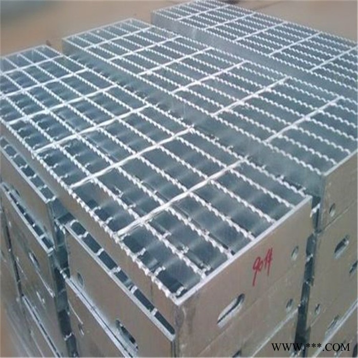 镀锌沟盖板平台楼梯走道板钢格栅板电镀钢格栅盖板定制踏步钢格板排水沟盖板图2