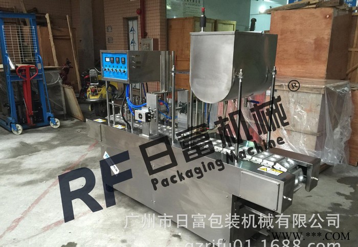 自动灌装 铝箔封口机 铝箔封杯机 铁罐封口机 铁盒铝箔封口图2
