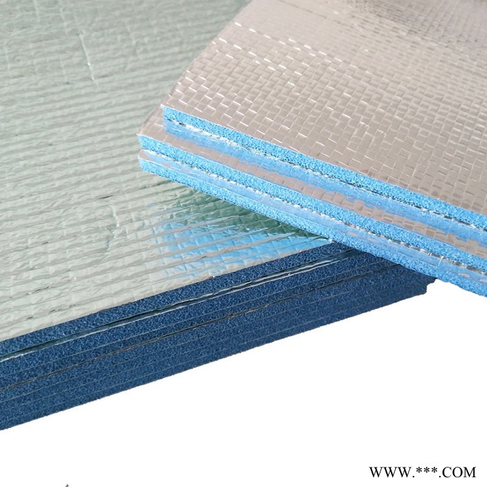 出口品质厂家直供铝箔XPE阻燃泡棉 厂家定制环保无毒铝膜泡棉 隔热铝箔加厚泡棉材料图4