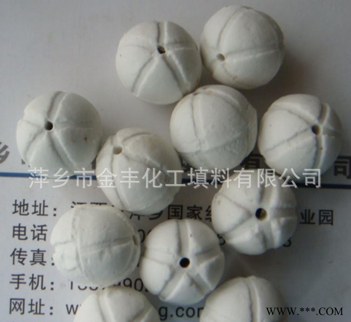 金丰厂价直销氧化铝开孔瓷球 氧化铝瓷球 开孔瓷球图2