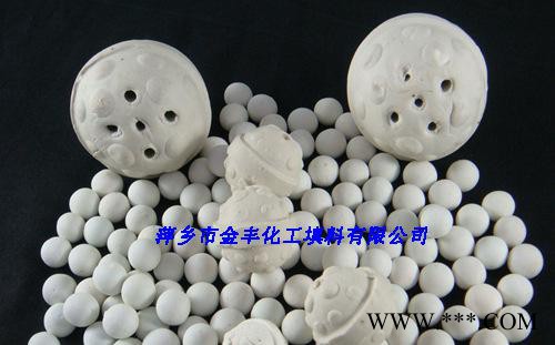 金丰厂价直销氧化铝开孔瓷球 氧化铝瓷球 开孔瓷球图3