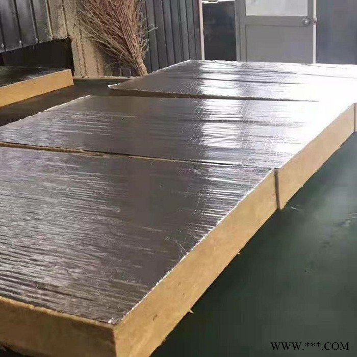 铝箔岩棉5公分 防火铝箔贴面岩棉保温板图2