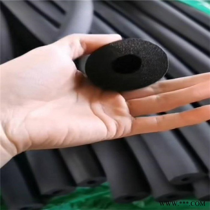 军皓橡塑保温管 铝箔橡塑管 大量现货图3