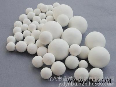 蓝洋陶瓷填料    萍乡化工填料    惰性氧化铝瓷球    3-25mm