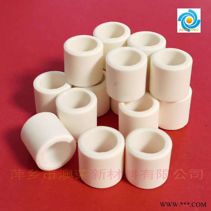氧化铝陶瓷拉西环 40% 45% 50%氧化铝瓷质拉西环  江西高铝陶瓷拉西环填料 耐高温耐腐蚀陶瓷拉西环 萍乡澳荣填料图4