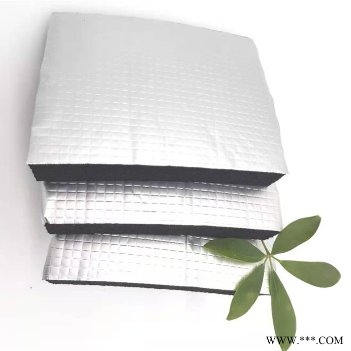 莱森建材 加工定制 贴铝箔橡塑板 铝箔复合橡塑保温板图3